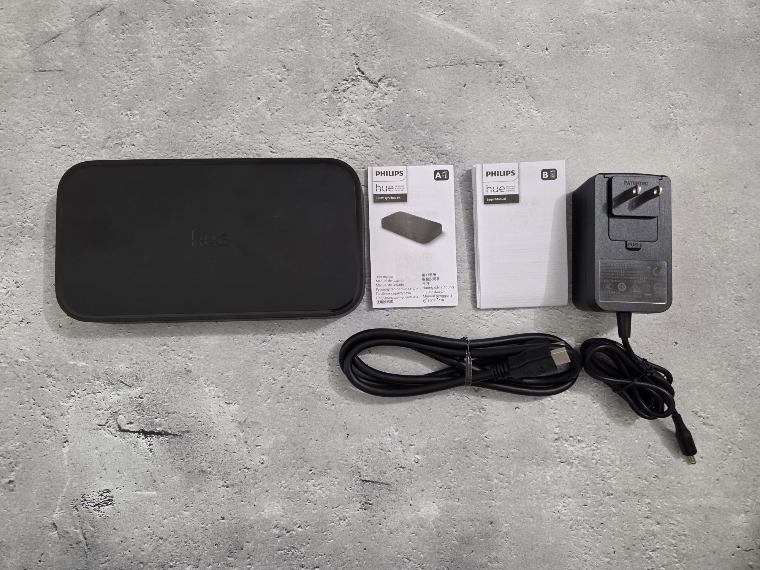 Hue Sync Box 8K同梱物